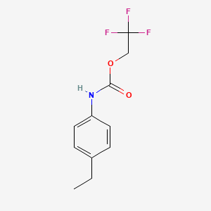 2,2,2-trifluoroethyl N-(4-ethylphenyl)carbamate