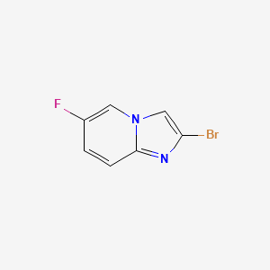 molecular formula C7H4BrFN2 B1519321 2-Bromo-6-fluoroimidazo[1,2-a]pyridine CAS No. 1060815-08-8