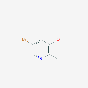 molecular formula C7H8BrNO B1519322 5-Bromo-3-methoxy-2-methylpyridine CAS No. 1150617-80-3