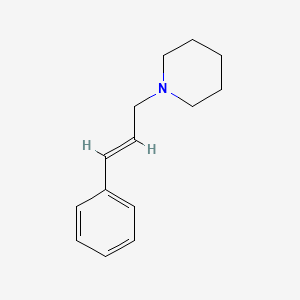 molecular formula C14H19N B15193225 N-Cinnamylpiperidine CAS No. 5882-82-6