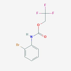 2,2,2-Trifluoroethyl 2-bromophenylcarbamate
