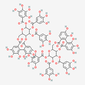 molecular formula C82H58O52 B15193293 Isorugosin D CAS No. 95457-27-5