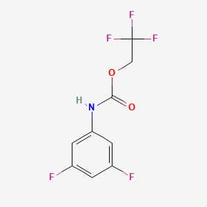2,2,2-trifluoroethyl N-(3,5-difluorophenyl)carbamate