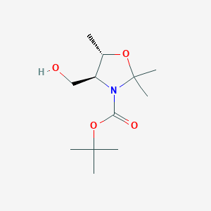 (4S,5S)-tert-butyl 4-(hydroxymethyl)-2,2,5-trimethyloxazolidine-3-carboxylate