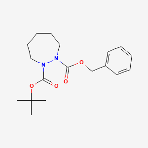 1-Benzyl 2-(tert-butyl) 1,2-diazepane-1,2-dicarboxylate