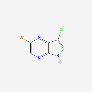 2-bromo-7-chloro-5H-pyrrolo[2,3-b]pyrazine