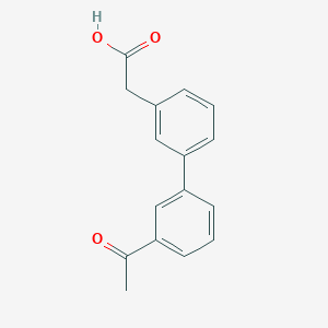 (3'-Acetyl-biphenyl-3-yl)-acetic acid