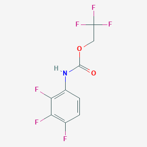 2,2,2-trifluoroethyl N-(2,3,4-trifluorophenyl)carbamate