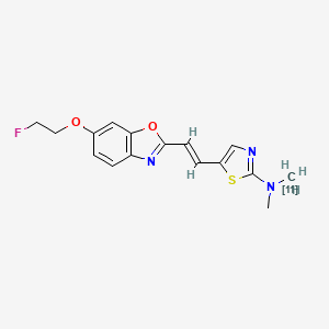 molecular formula C16H16FN3O2S B15193476 CI7PP08Fln CAS No. 947602-44-0