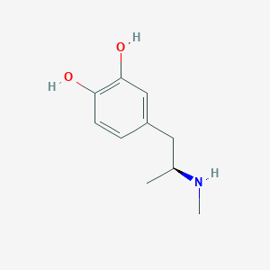 molecular formula C10H15NO2 B15193547 (s)-3,4-Dihydroxymethamphetamine CAS No. 20521-18-0