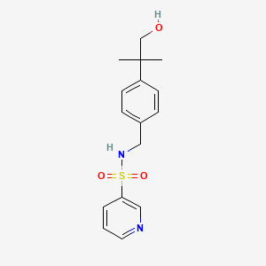 molecular formula C16H20N2O3S B15193549 CP-533,536 metabolite M21 CAS No. 574759-35-6