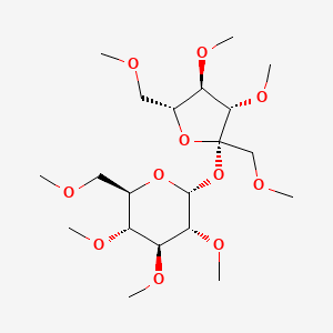 molecular formula C20H38O11 B15193555 Octa-O-methylsucrose CAS No. 5346-73-6