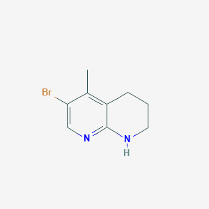 molecular formula C9H11BrN2 B1519358 6-溴-5-甲基-1,2,3,4-四氢-1,8-萘啶 CAS No. 1150617-50-7