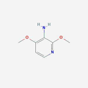 molecular formula C7H10N2O2 B1519365 2,4-Dimethoxypyridin-3-amine CAS No. 217096-31-6