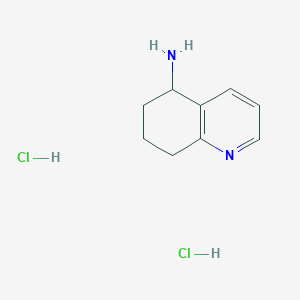 molecular formula C9H14Cl2N2 B1519371 5,6,7,8-Tetrahydroquinolin-5-amine dihydrochloride CAS No. 1187930-23-9