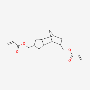 molecular formula C18H24O4 B15193719 Tricyclodecanedimethanol (2,6)-diacrylate CAS No. 116738-40-0