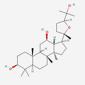 molecular formula C30H52O4 B15193753 (20S)-Protopanaxadiol metabolite M1-2 CAS No. 141979-08-0