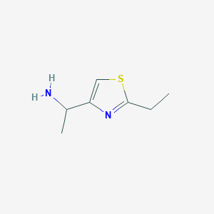 1-(2-Ethyl-1,3-thiazol-4-yl)ethan-1-amine