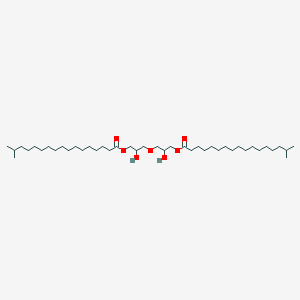molecular formula C42H82O7 B15193838 Diglyceryl diisostearate CAS No. 67938-21-0