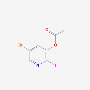 5-Bromo-2-iodopyridin-3-yl acetate