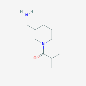molecular formula C10H20N2O B1519391 1-(1-Isobutyrylpiperidin-3-Yl)Methanamine CAS No. 936940-10-2
