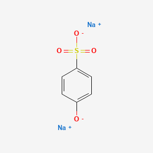molecular formula C6H4Na2O4S B15193923 Disodium p-phenolsulfonate CAS No. 20896-31-5