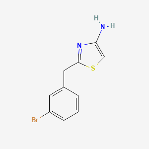 molecular formula C10H9BrN2S B1519393 2-(3-Bromo-benzyl)-thiazol-4-ylamine CAS No. 885279-46-9