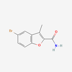 5-Bromo-3-methylbenzofuran-2-carboxamide