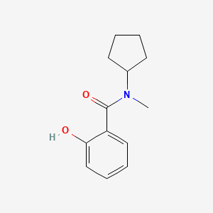 molecular formula C13H17NO2 B1519396 N-cyclopentyl-2-hydroxy-N-methylbenzamide CAS No. 1094710-71-0