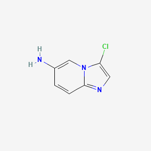 molecular formula C7H6ClN3 B1519397 6-Amino-3-chloroimidazo[1,2-a]pyridine CAS No. 1094463-26-9