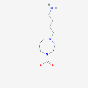 Tert-butyl 4-(4-aminobutyl)-1,4-diazepane-1-carboxylate