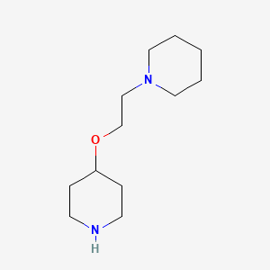 1-[2-(Piperidin-4-yloxy)ethyl]piperidine