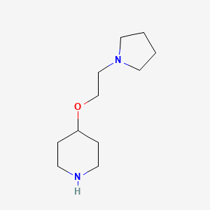 4-[2-(Pyrrolidin-1-yl)ethoxy]piperidine