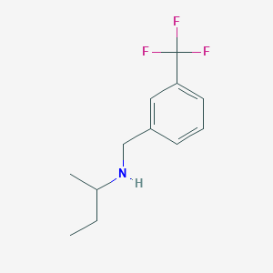 molecular formula C12H16F3N B1519408 (Butan-2-yl)({[3-(trifluoromethyl)phenyl]methyl})amine CAS No. 1019564-96-5
