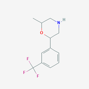 2-Methyl-6-[3-(trifluoromethyl)phenyl]morpholine