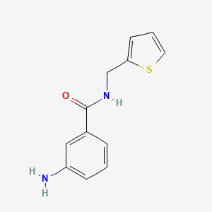 3-amino-N-(thiophen-2-ylmethyl)benzamide