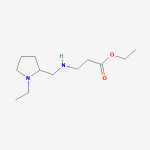 Ethyl 3-{[(1-ethylpyrrolidin-2-yl)methyl]amino}propanoate