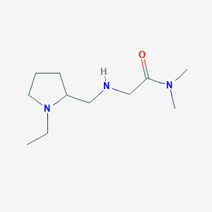 2-{[(1-ethylpyrrolidin-2-yl)methyl]amino}-N,N-dimethylacetamide