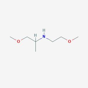 (2-Methoxyethyl)(1-methoxypropan-2-yl)amine