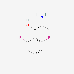molecular formula C9H11F2NO B1519428 2-Amino-1-(2,6-difluorophenyl)propan-1-ol CAS No. 1038262-77-9