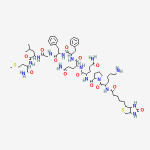 molecular formula C62H93N15O13S2 B15194283 Ablsp CAS No. 87468-57-3