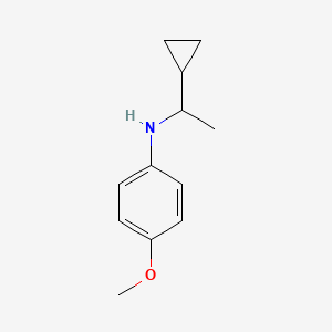 N-(1-cyclopropylethyl)-4-methoxyaniline