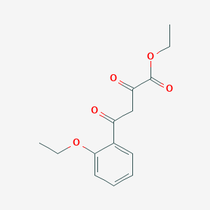 molecular formula C14H16O5 B1519445 Ethyl 4-(2-ethoxyphenyl)-2,4-dioxobutanoate CAS No. 1019380-58-5