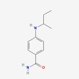 4-(Butan-2-ylamino)benzamide