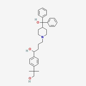 molecular formula C32H41NO3 B15194494 Hydroxyterfenadine CAS No. 76815-56-0
