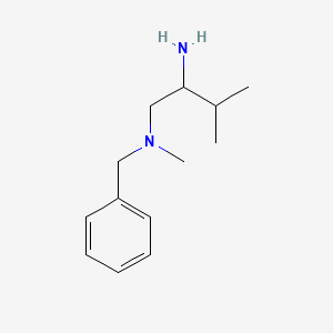 molecular formula C13H22N2 B1519450 (2-Amino-3-methylbutyl)(benzyl)methylamine CAS No. 1020941-53-0