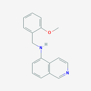 N-[(2-methoxyphenyl)methyl]isoquinolin-5-amine
