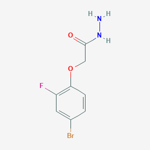 molecular formula C8H8BrFN2O2 B1519454 2-(4-Bromo-2-fluorophenoxy)acetohydrazide CAS No. 1098341-68-4