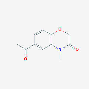 6-acetyl-4-methyl-2H-benzo[b][1,4]oxazin-3(4H)-one