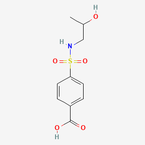 4-[(2-Hydroxypropyl)sulfamoyl]benzoic acid